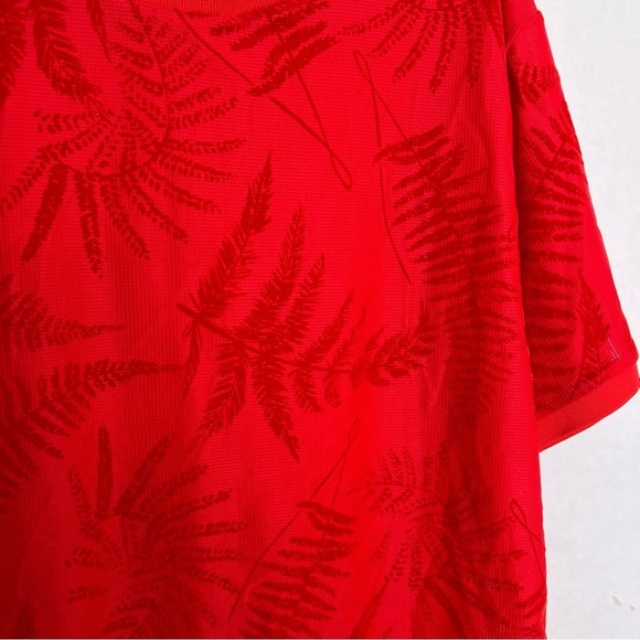 Barabas T shirt red mesh tropical men’s size 2XL - Picture 2 of 4